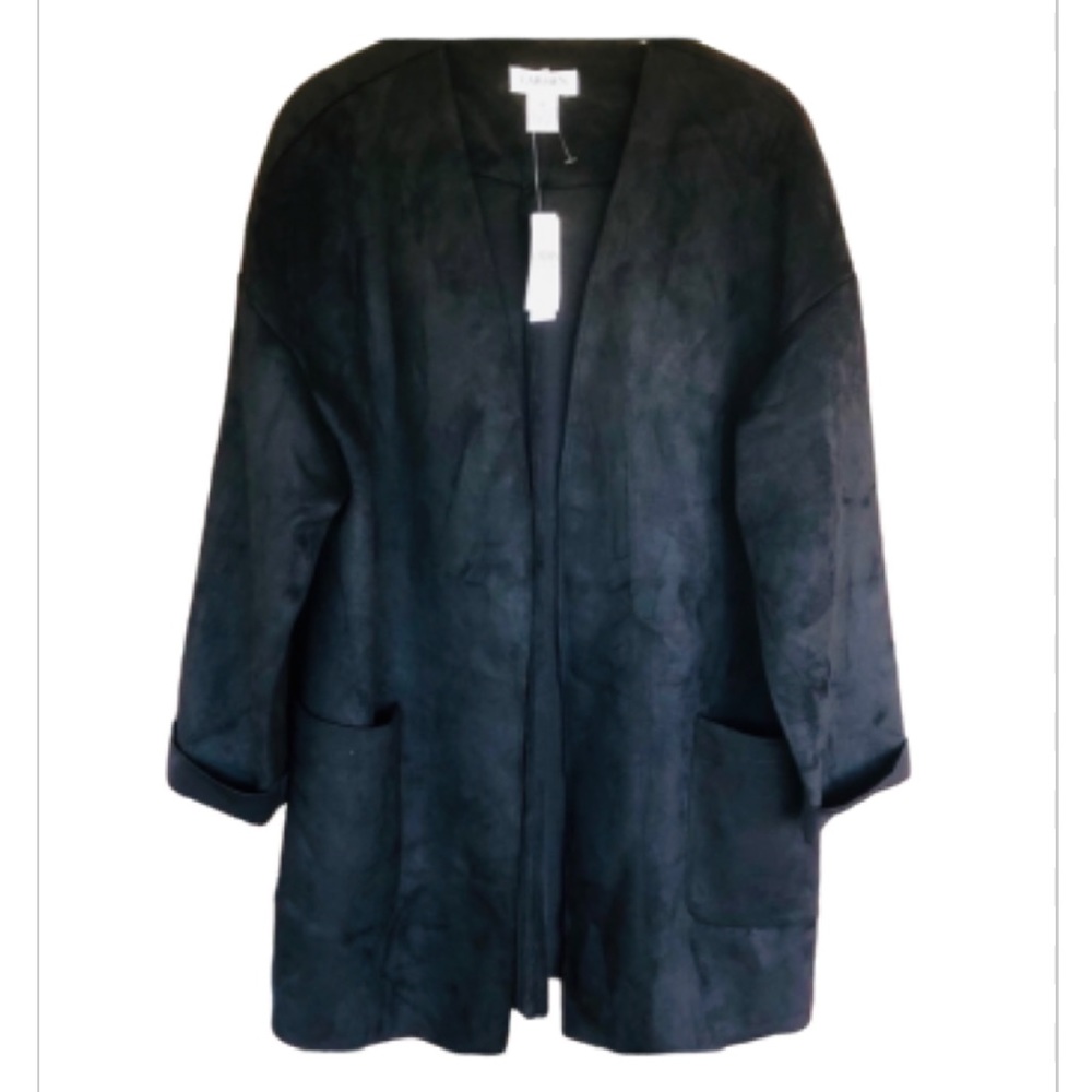 Carmen Marc Valvoline faux suede jacket